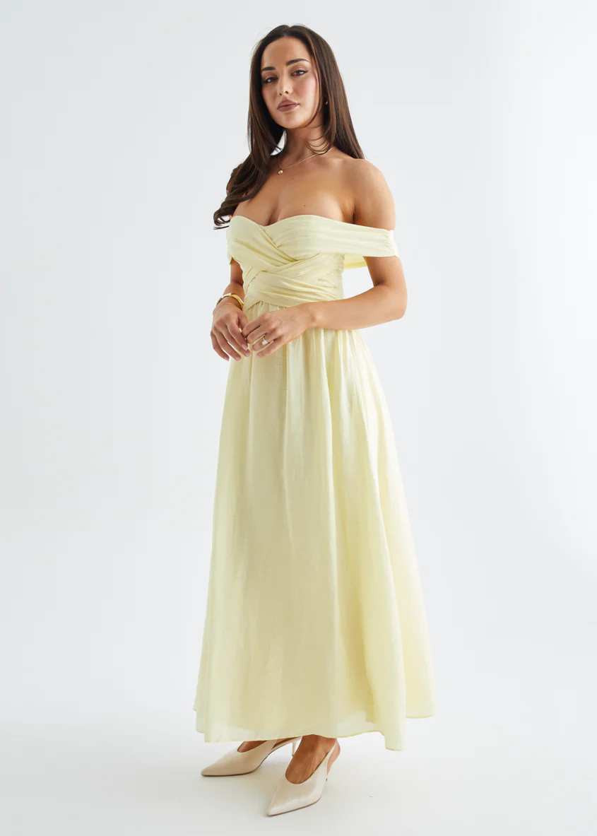 Dahlie Midi Dress - Yellow - Image 14