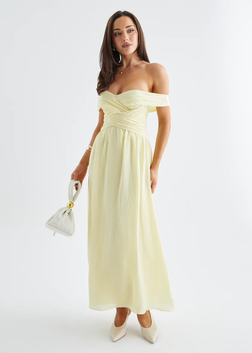 Dahlie Midi Dress - Yellow - Image 6
