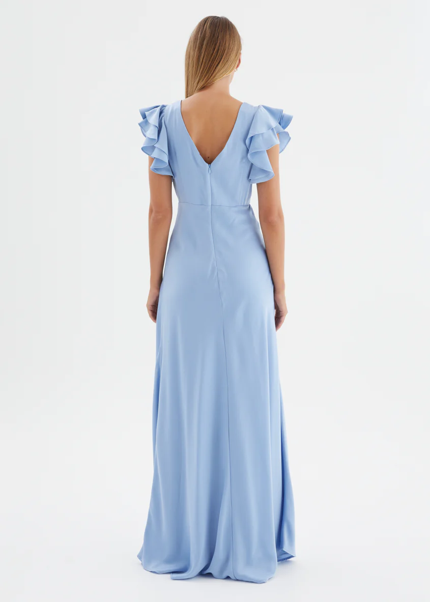 Dali Maxi Dress - Sky Blue - Image 6