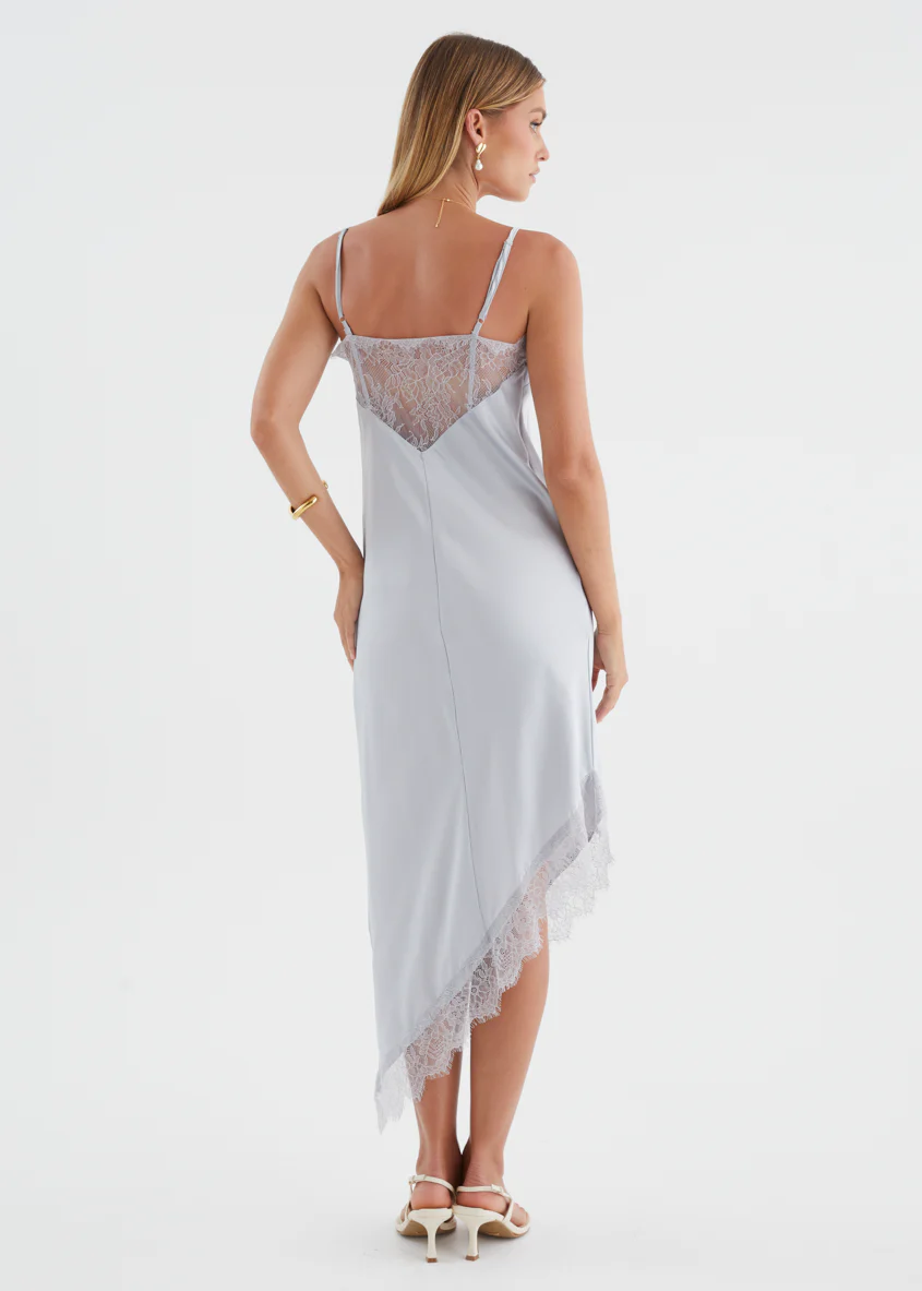 Dallace Lace Midi Dress - Ice Blue - Image 7