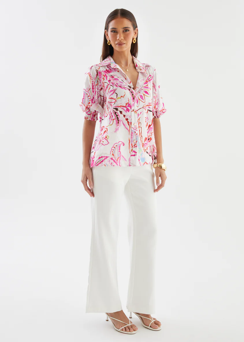 Dalton Blouse - Botanical Pink - Image 7