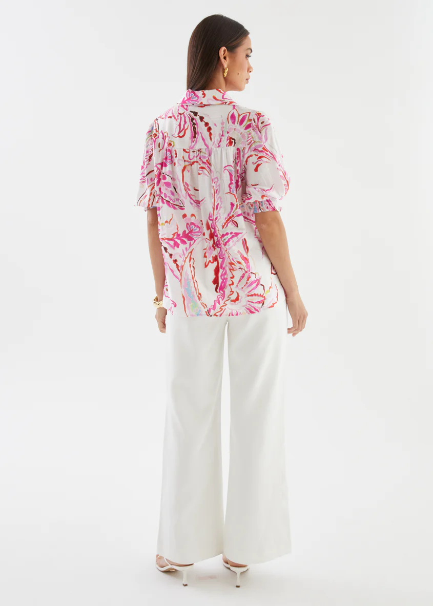 Dalton Blouse - Botanical Pink - Image 8