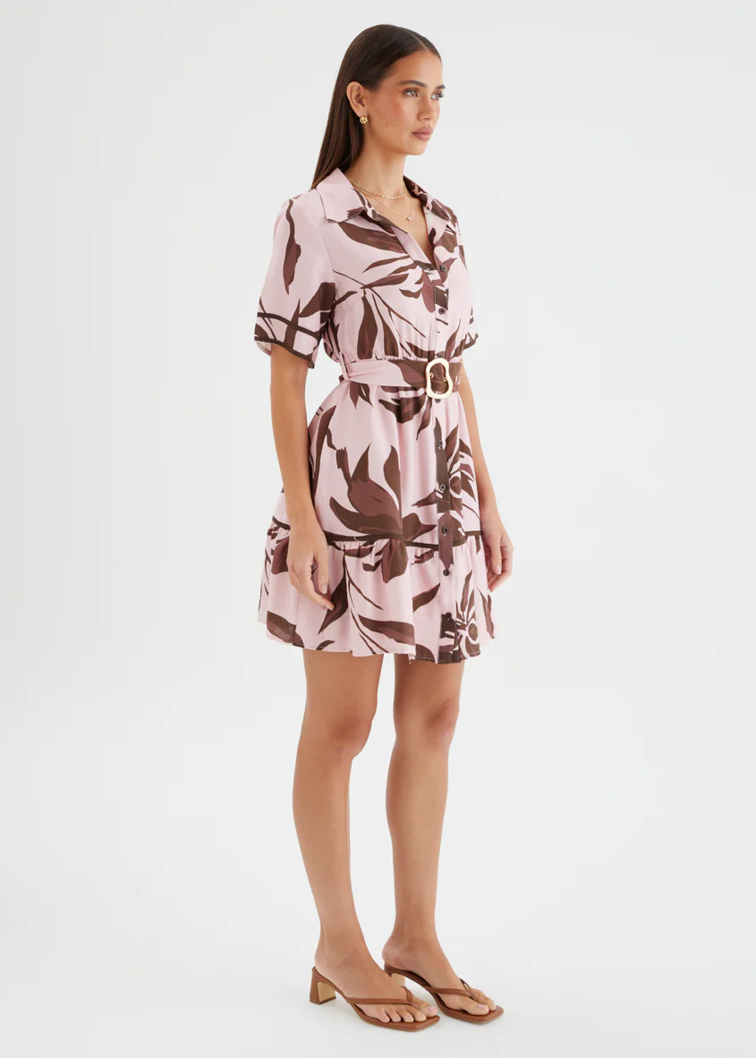 Danijela Dress - Blush Leaf - Image 6