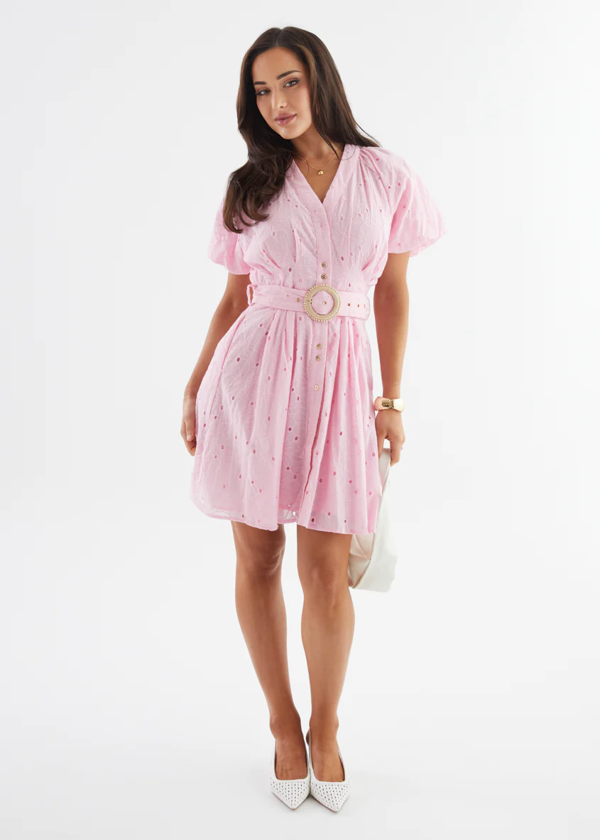 Danney Dress - Pastel Pink - Image 3
