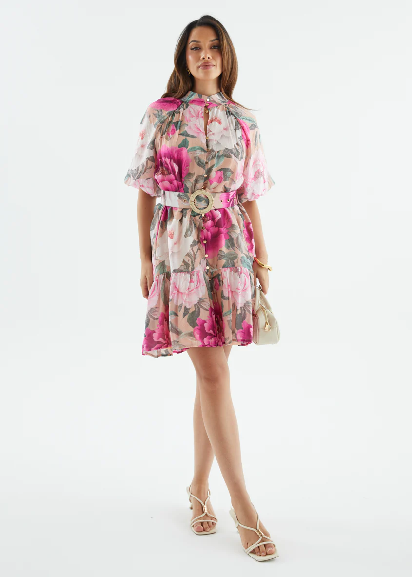 Darlaah Dress - Blush Flowers - Image 7