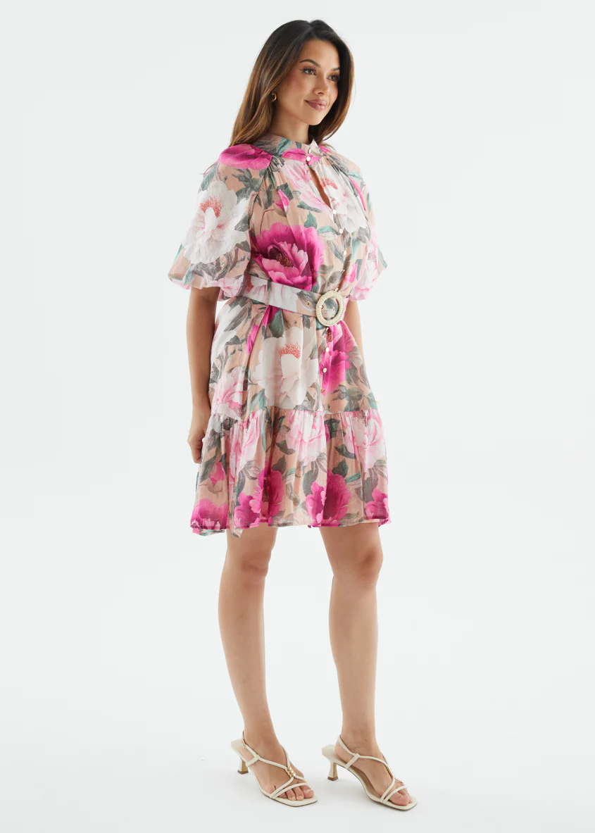 Darlaah Dress - Blush Flowers - Image 8