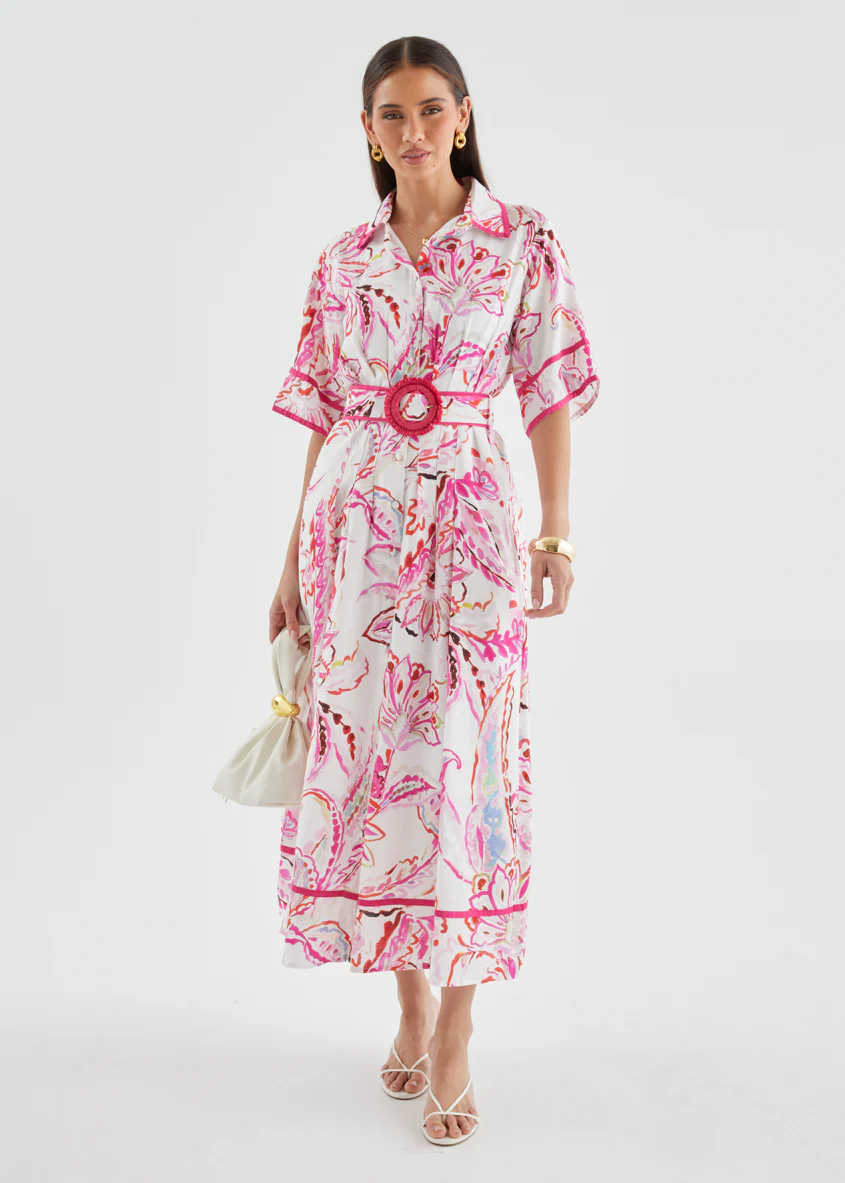 Delaney Maxi Dress - Botanical Pink - Image 2