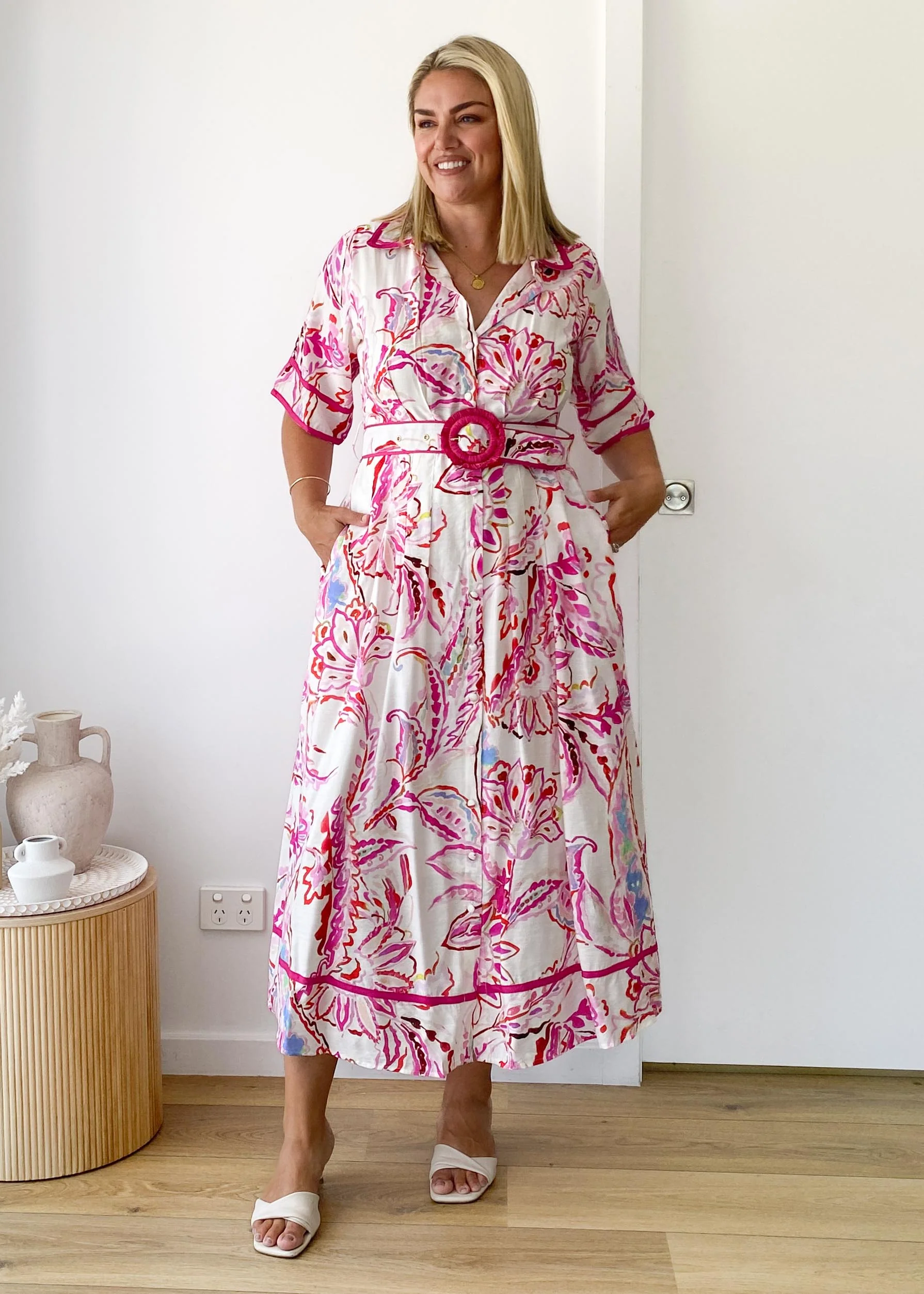 Delaney Maxi Dress - Botanical Pink - Image 8