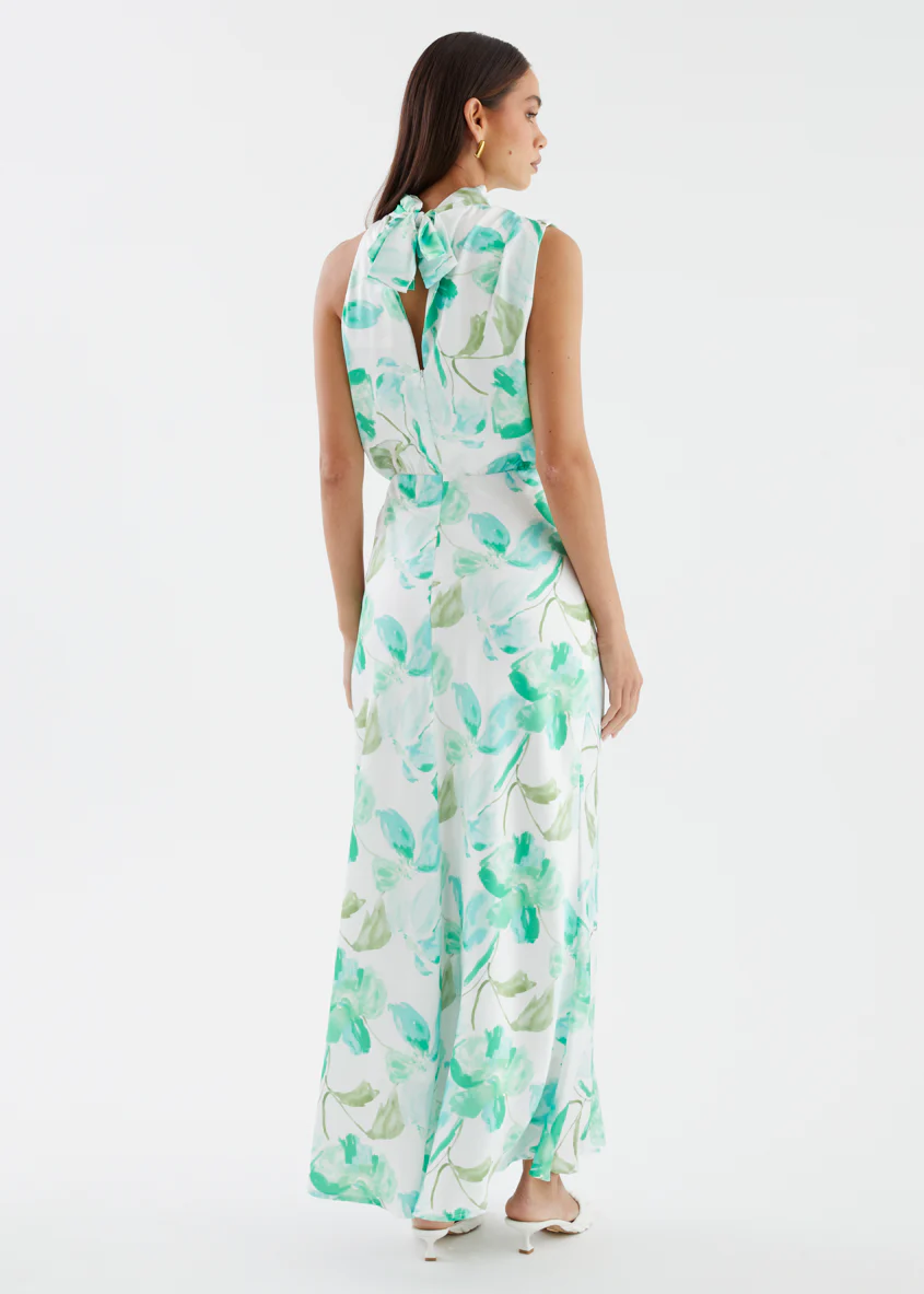 Delvina Maxi Dress - Mint Floral - Image 7