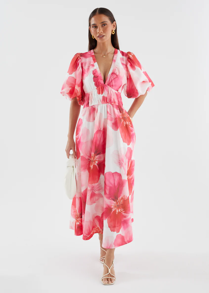 Destiny Maxi Dress - Pink Rose - Image 4
