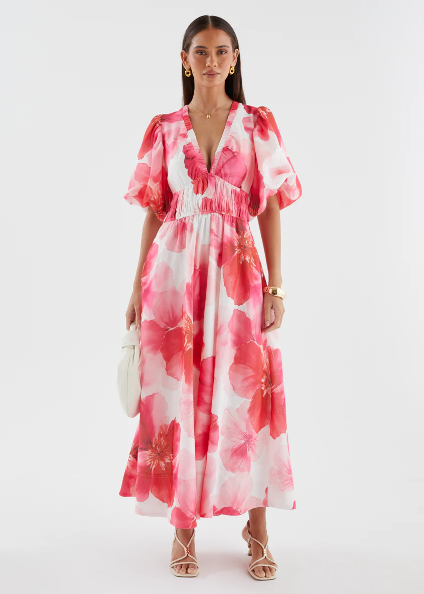 Destiny Maxi Dress - Pink Rose - Image 7