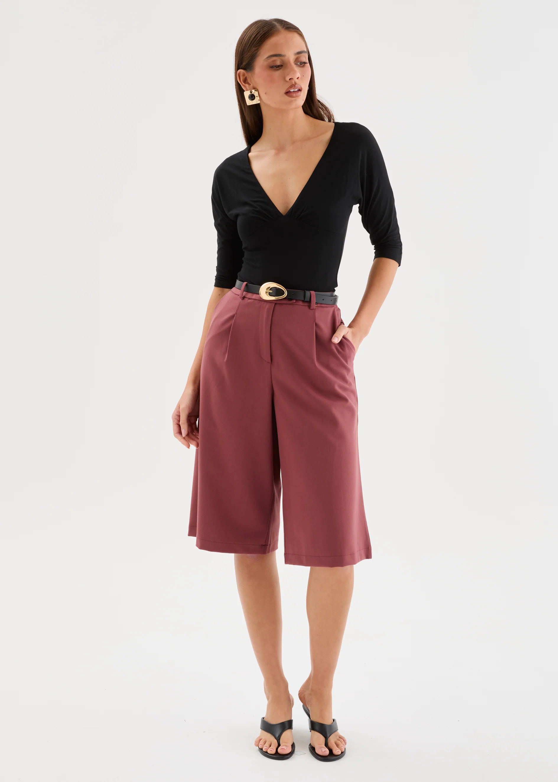 Dilan Longline Shorts - Desert Rose - Image 2