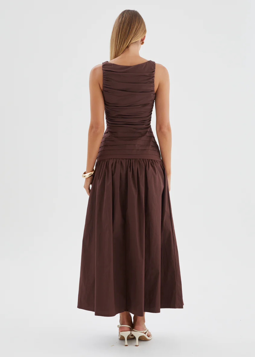 Dobrev Maxi Dress - Chocolate - Image 6