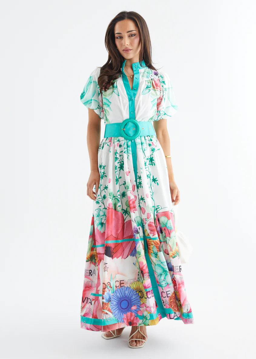 Dolce Vita Maxi Dress - Riviera - Image 4