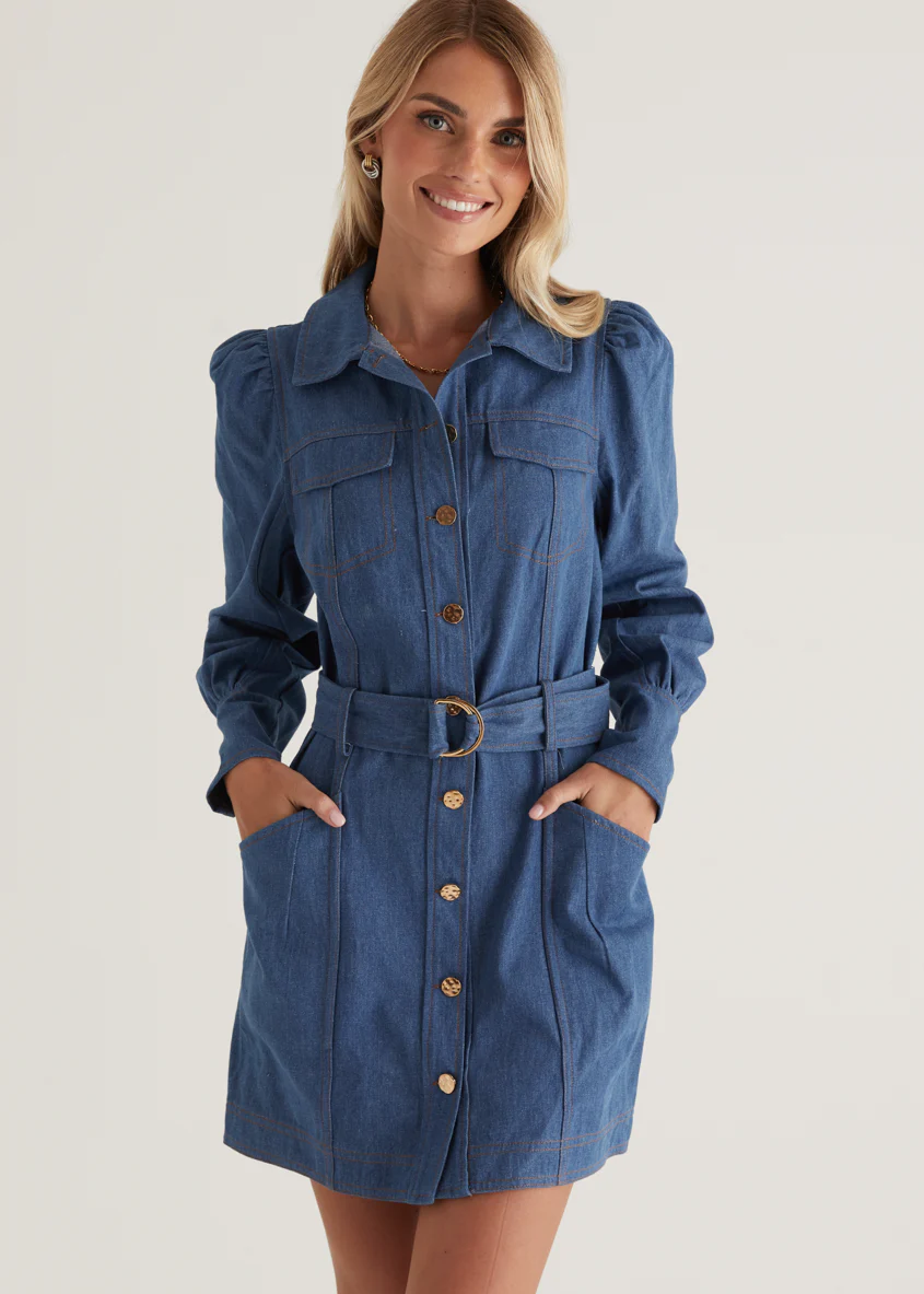 Domisco Dress - Light Blue - Image 5