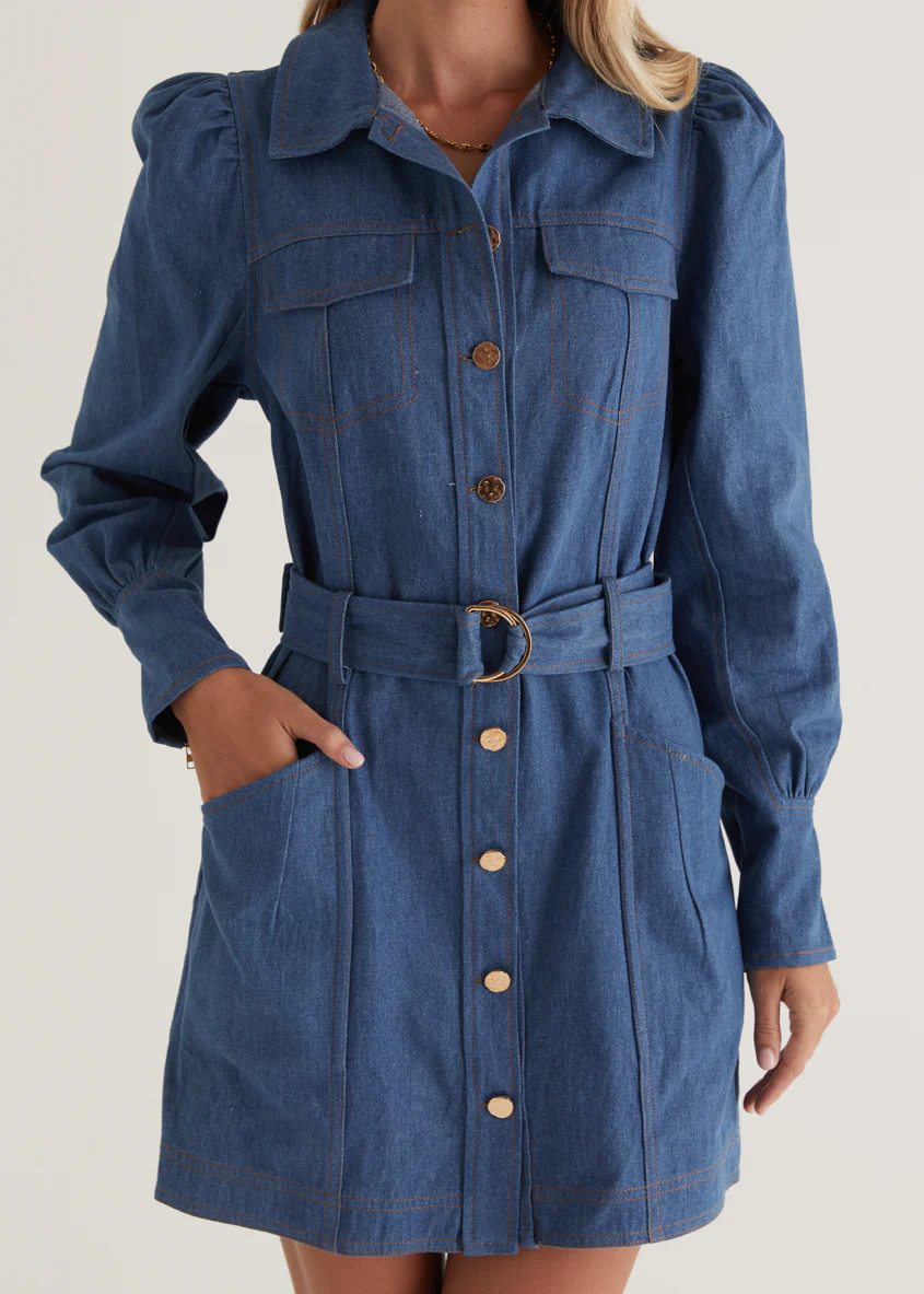 Domisco Dress - Light Blue - Image 9