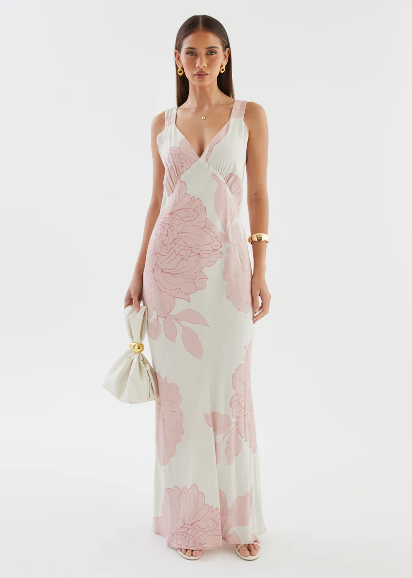 Dover Maxi Dress - Blush Bloom - Image 4