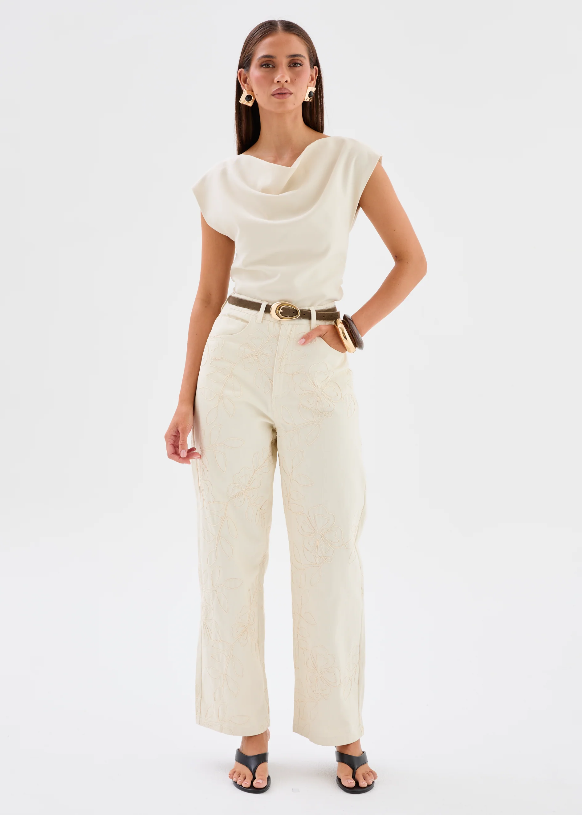 Eleanorah Top - Off White - Image 2