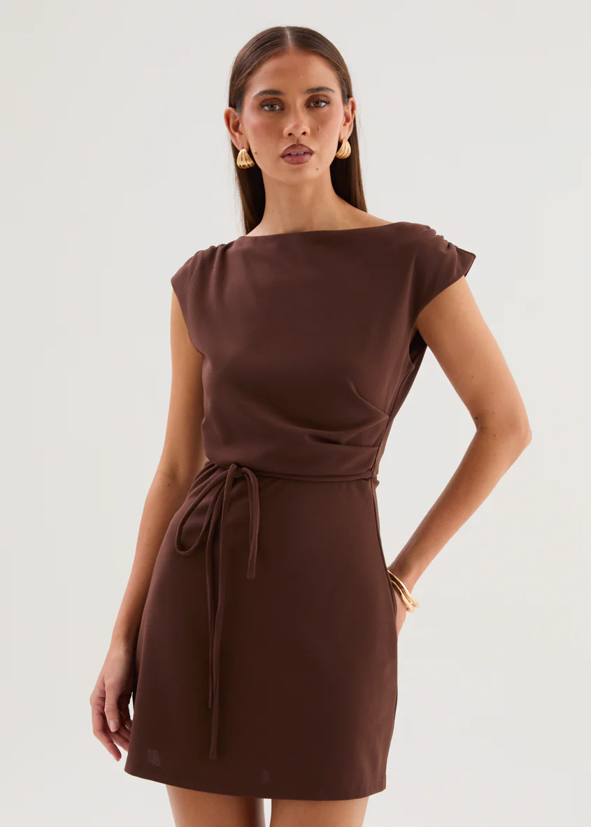 Eleni Dress - Chocolate - Image 2