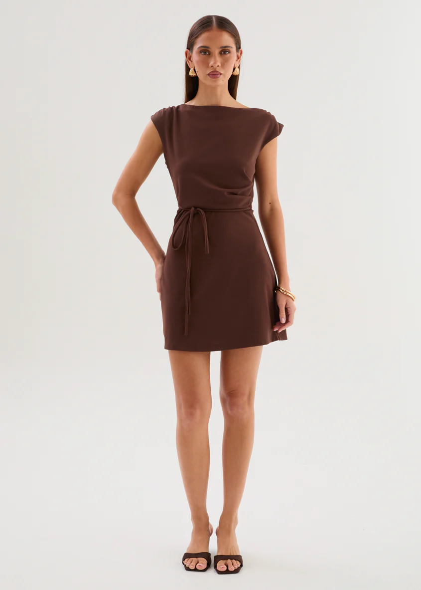 Eleni Dress - Chocolate - Image 3