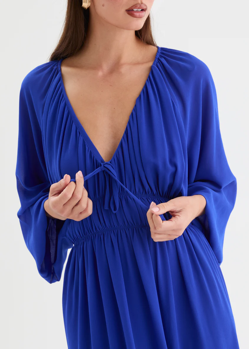 Ellaria Maxi Dress - Cobalt - Image 10