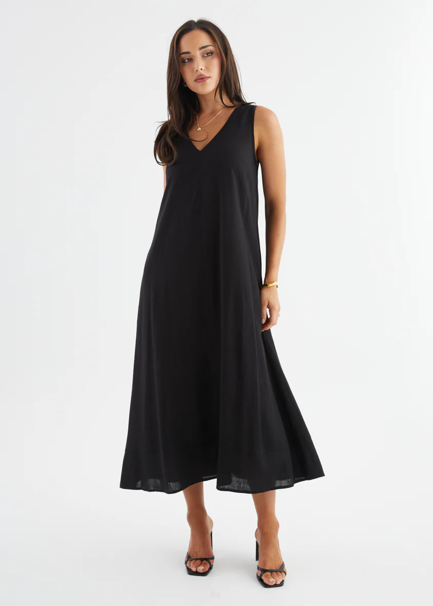 Ellie Maxi Dress - Black - Image 3