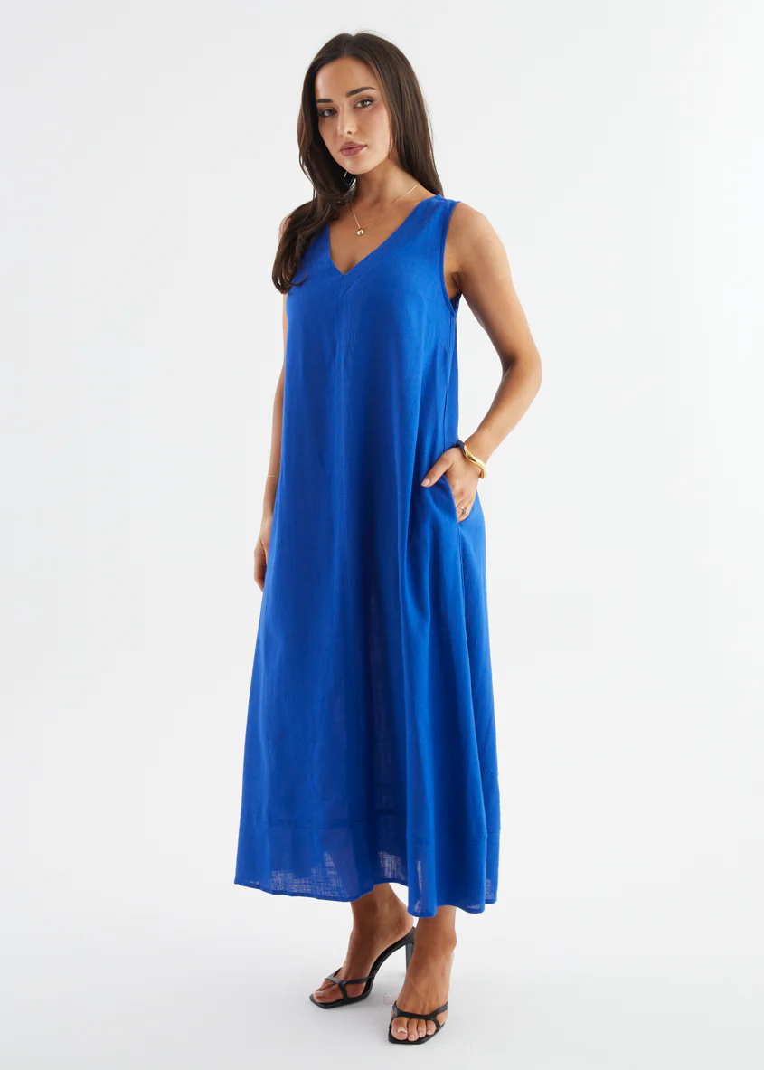 Ellie Maxi Dress - Royal Blue - Image 5