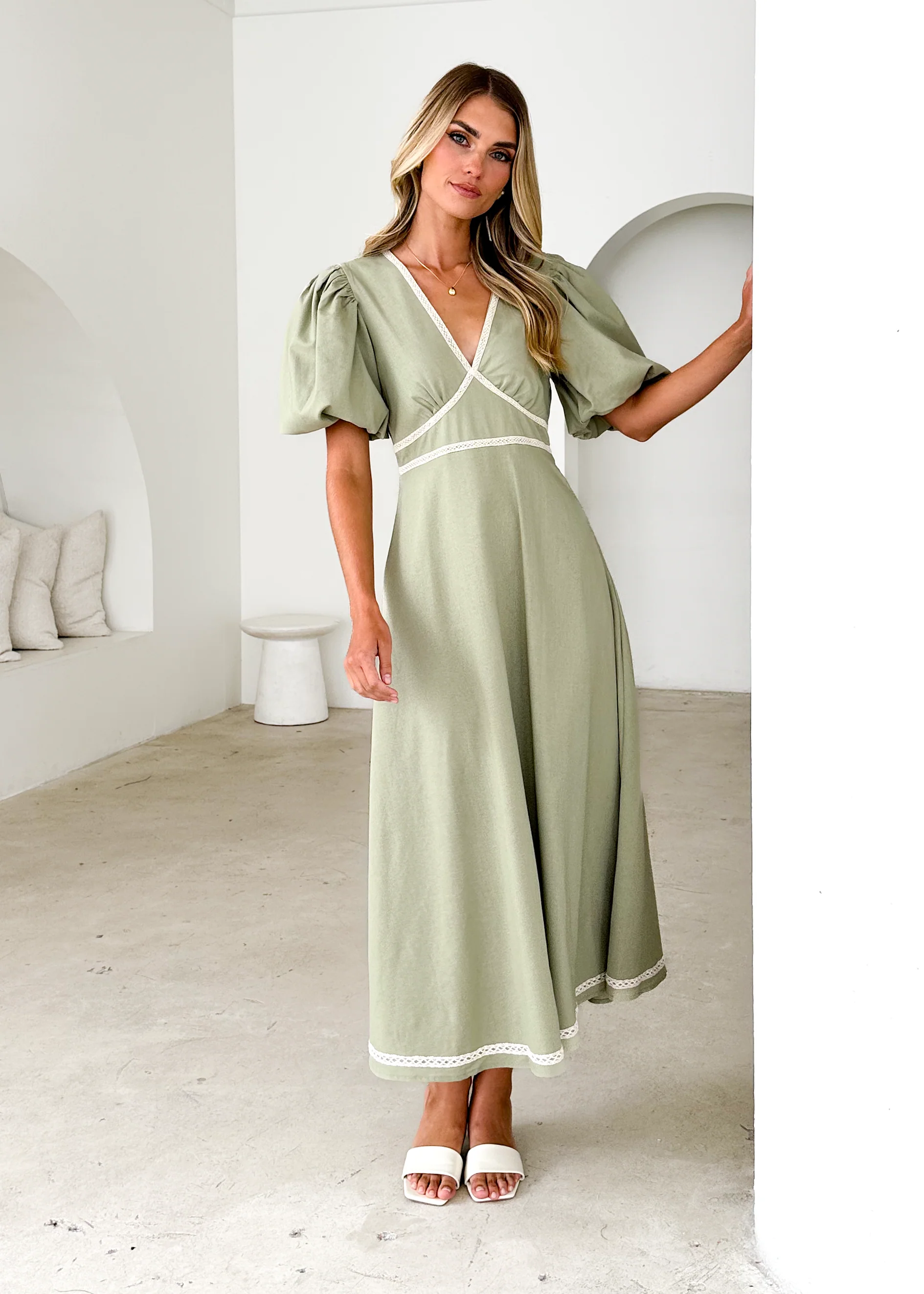 Ellodie Maxi Dress - Sage - Image 5