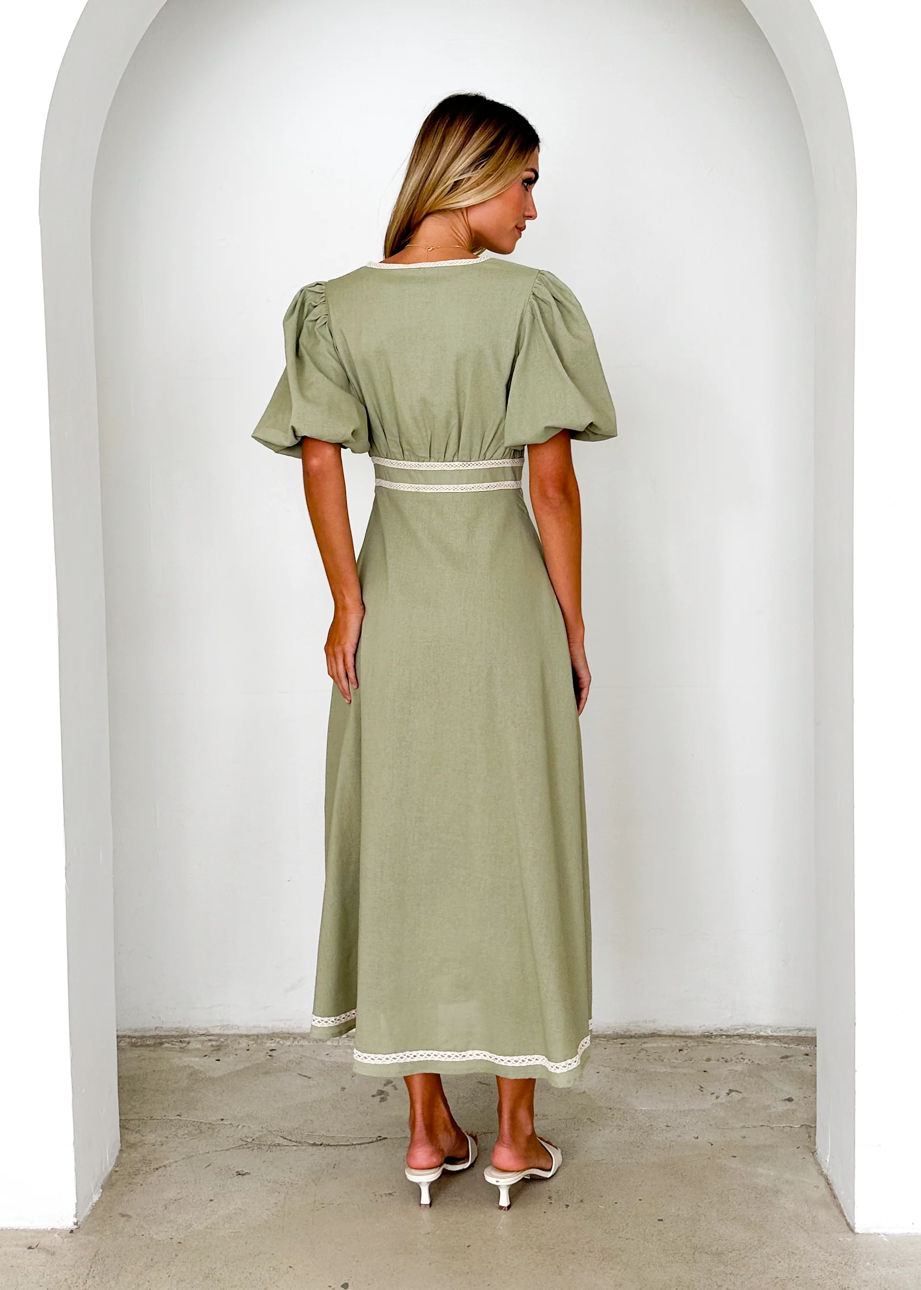 Ellodie Maxi Dress - Sage - Image 8