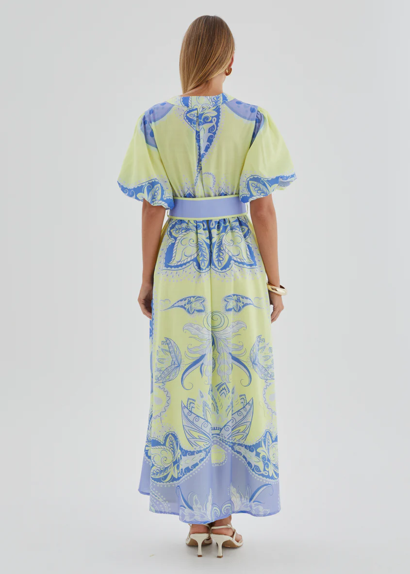 Emaline Maxi Dress - Purple Paisley - Image 6