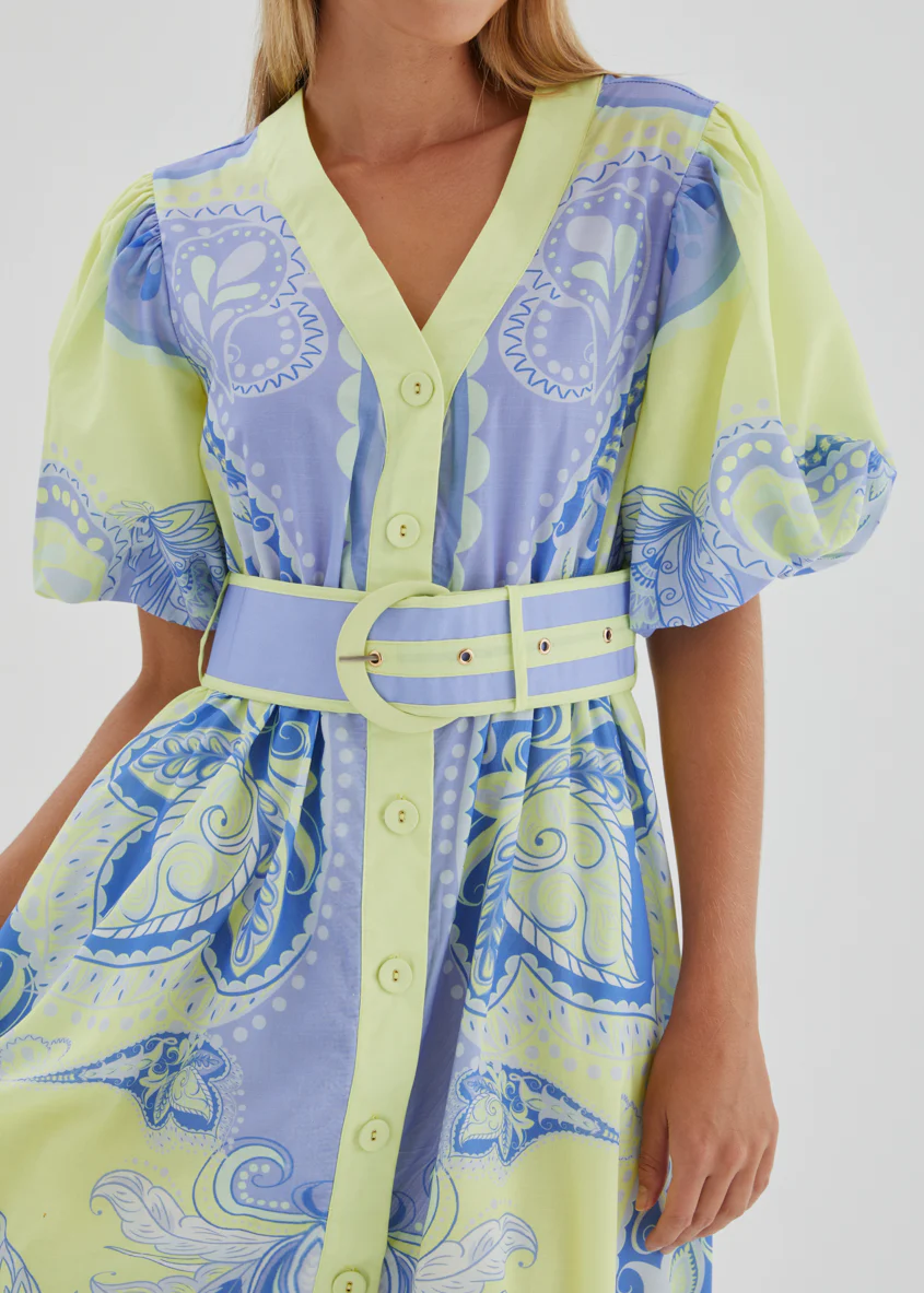 Emaline Maxi Dress - Purple Paisley - Image 7