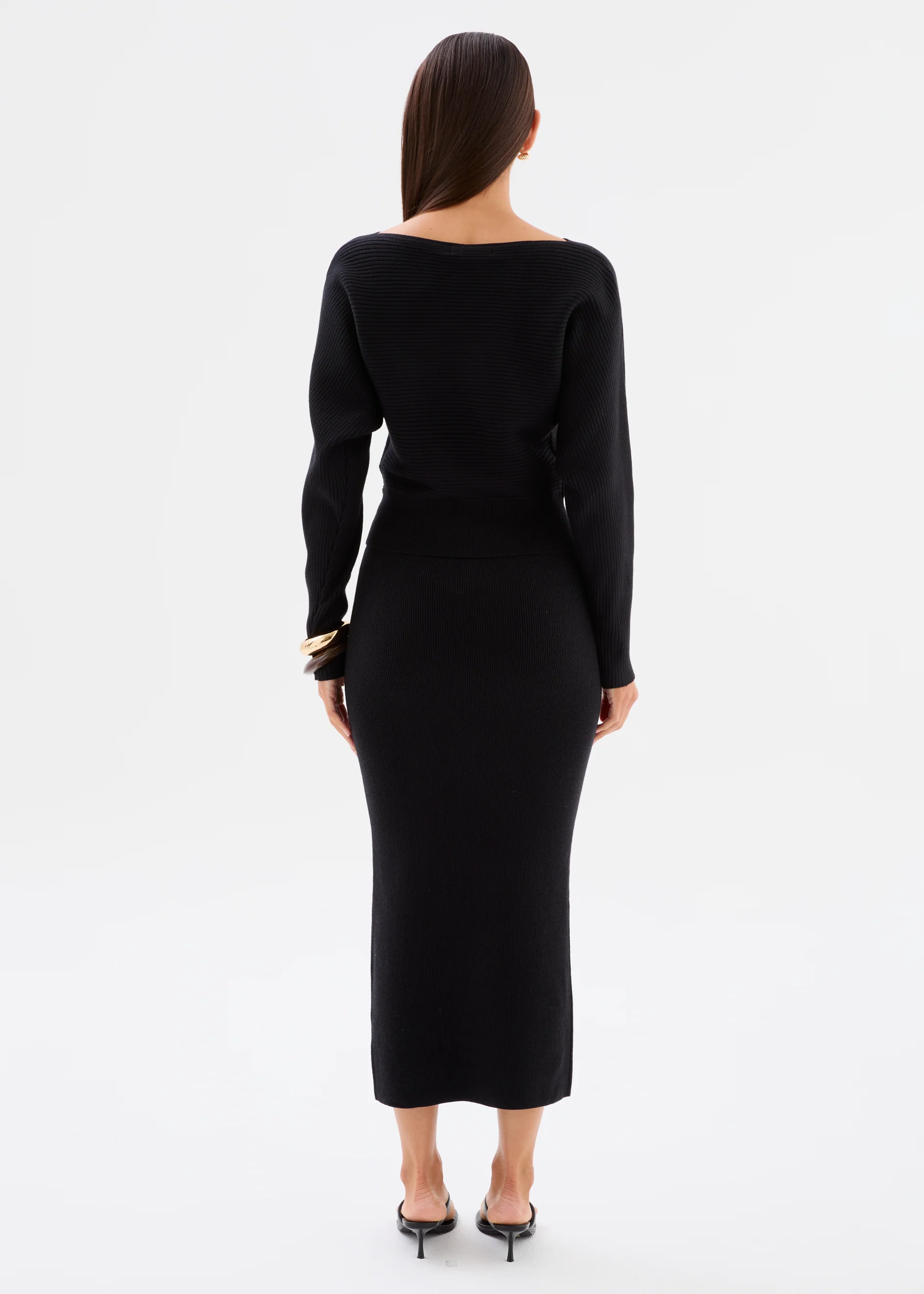 Emalyn Knit Set - Black - Image 6