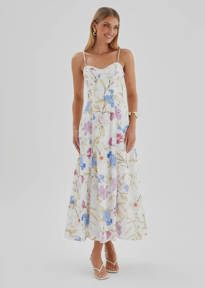 Embreigh Maxi Dress - Blue Botanica - Image 5