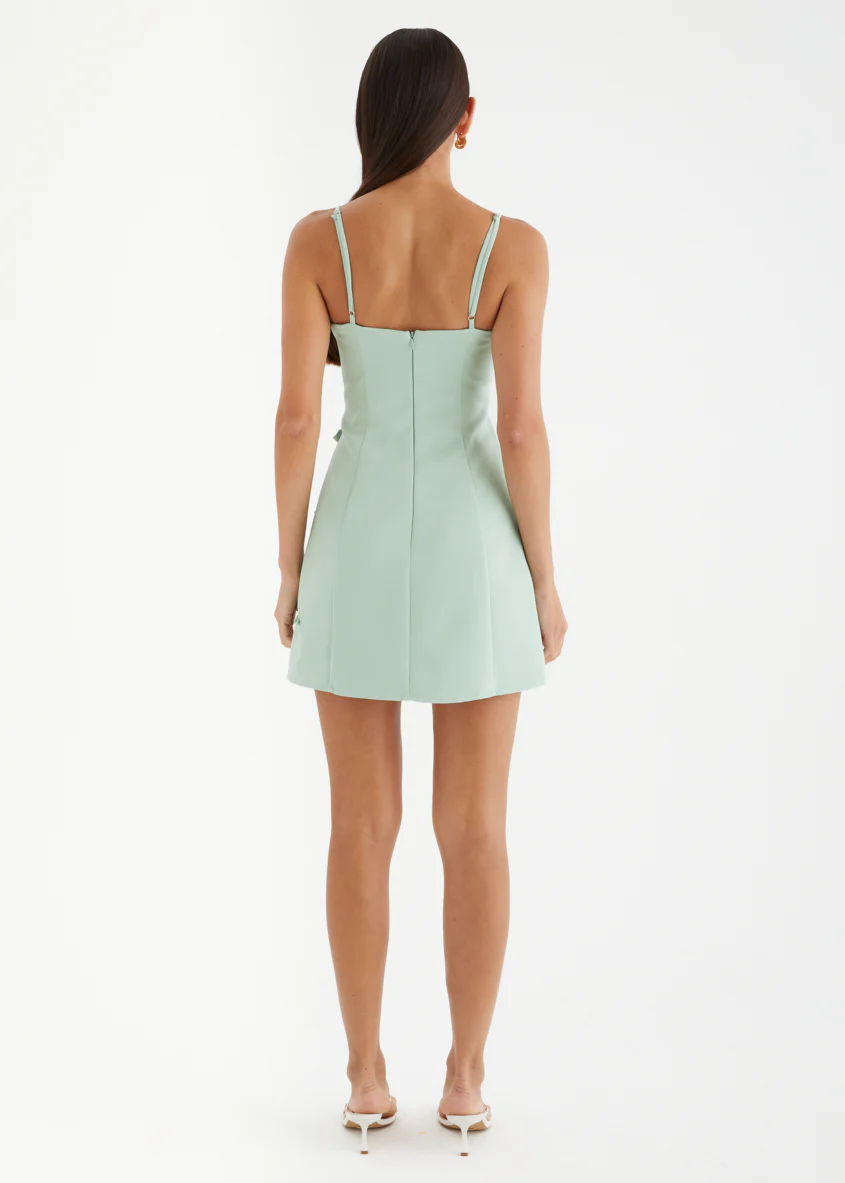 Emmanuella Dress - Mint - Image 6
