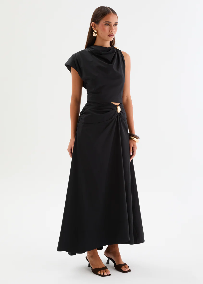 Emory Maxi Skirt - Black - Image 7