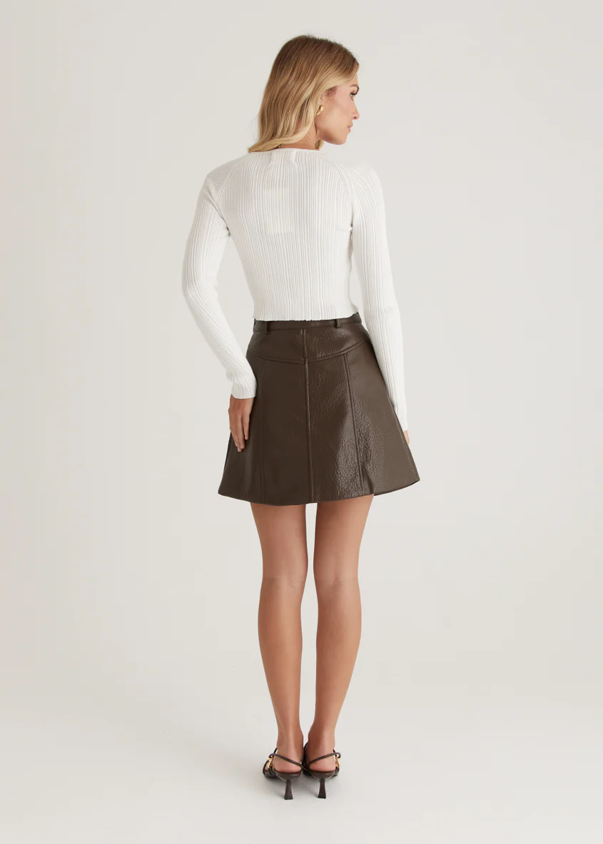 Enota Knit Crop - Off White - Image 6