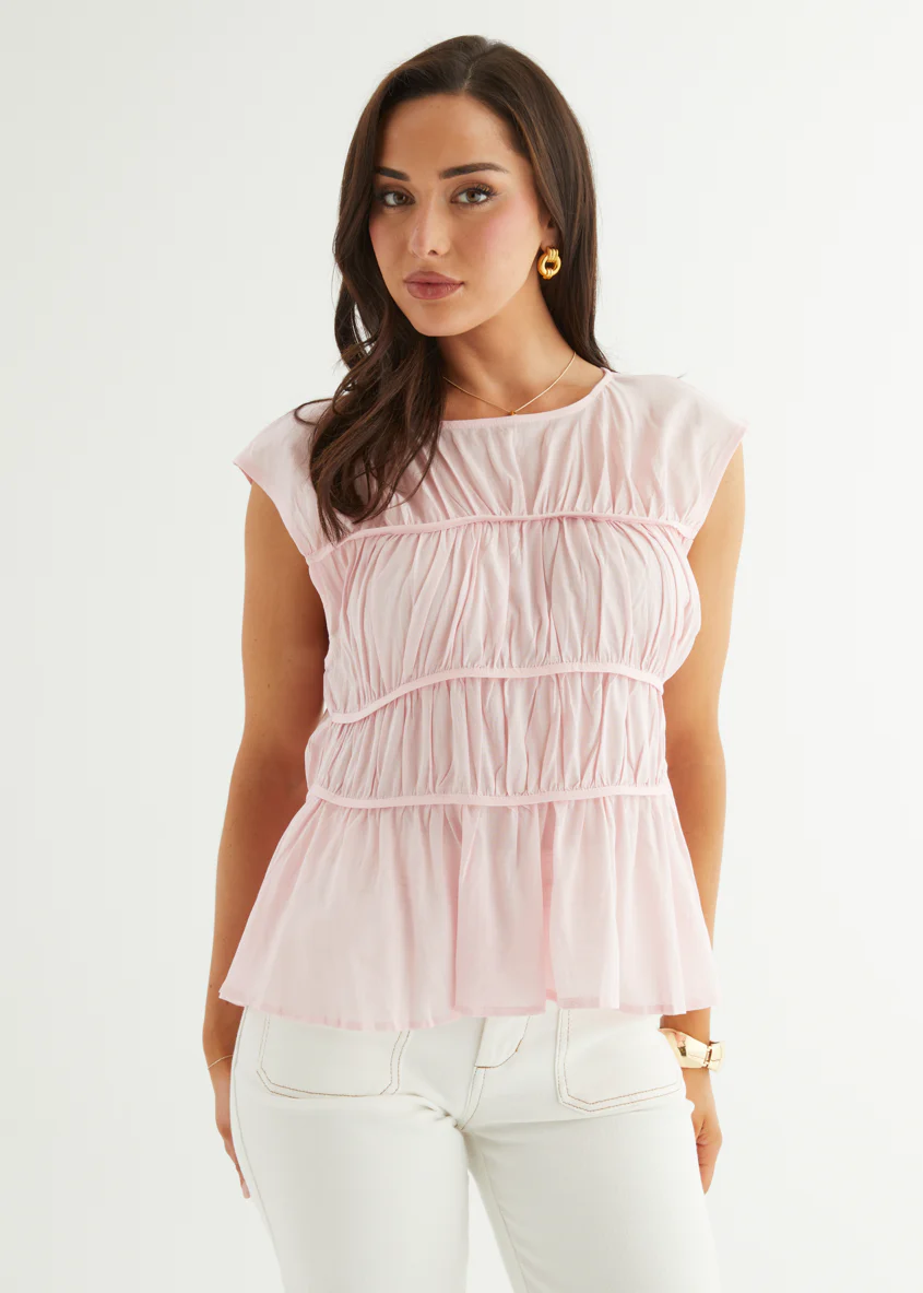 Evangelia Top - Pink - Image 2