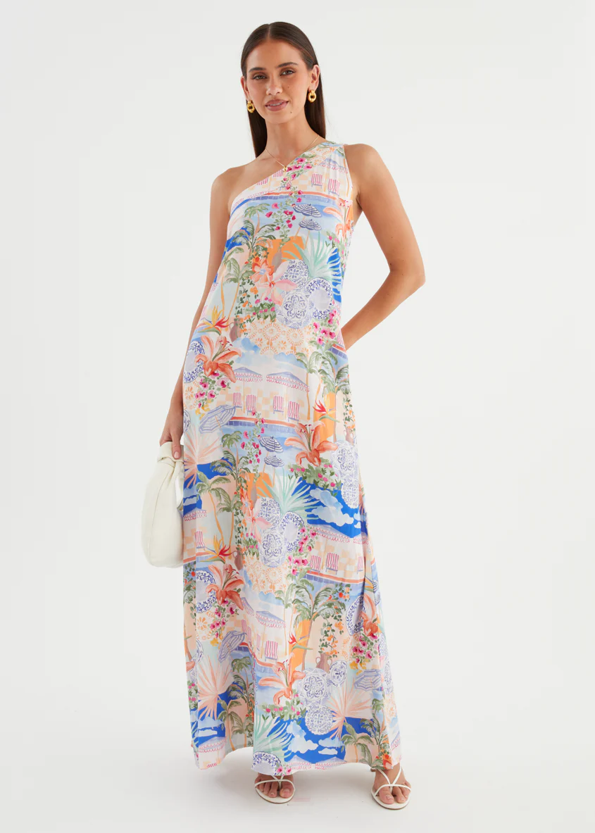 Fabia One Shoulder Maxi Dress - La Casa - Image 4