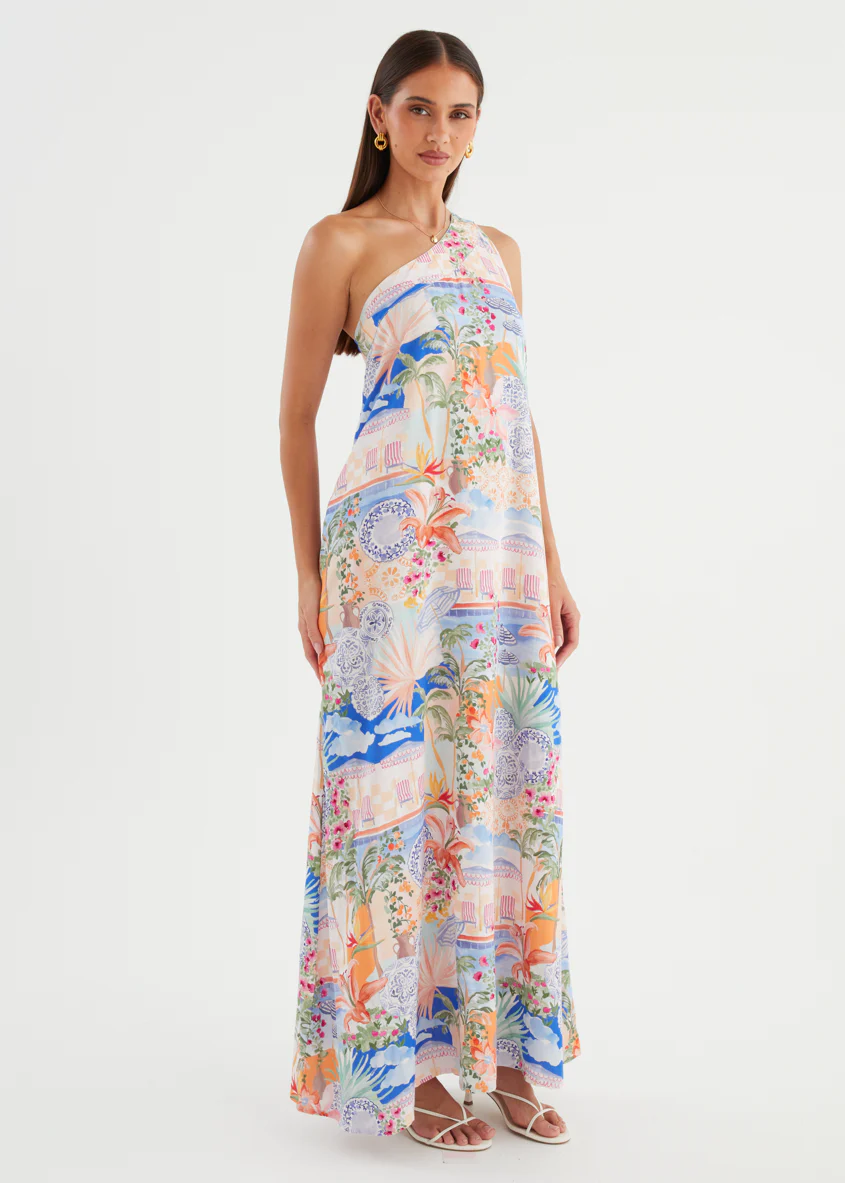 Fabia One Shoulder Maxi Dress - La Casa - Image 6