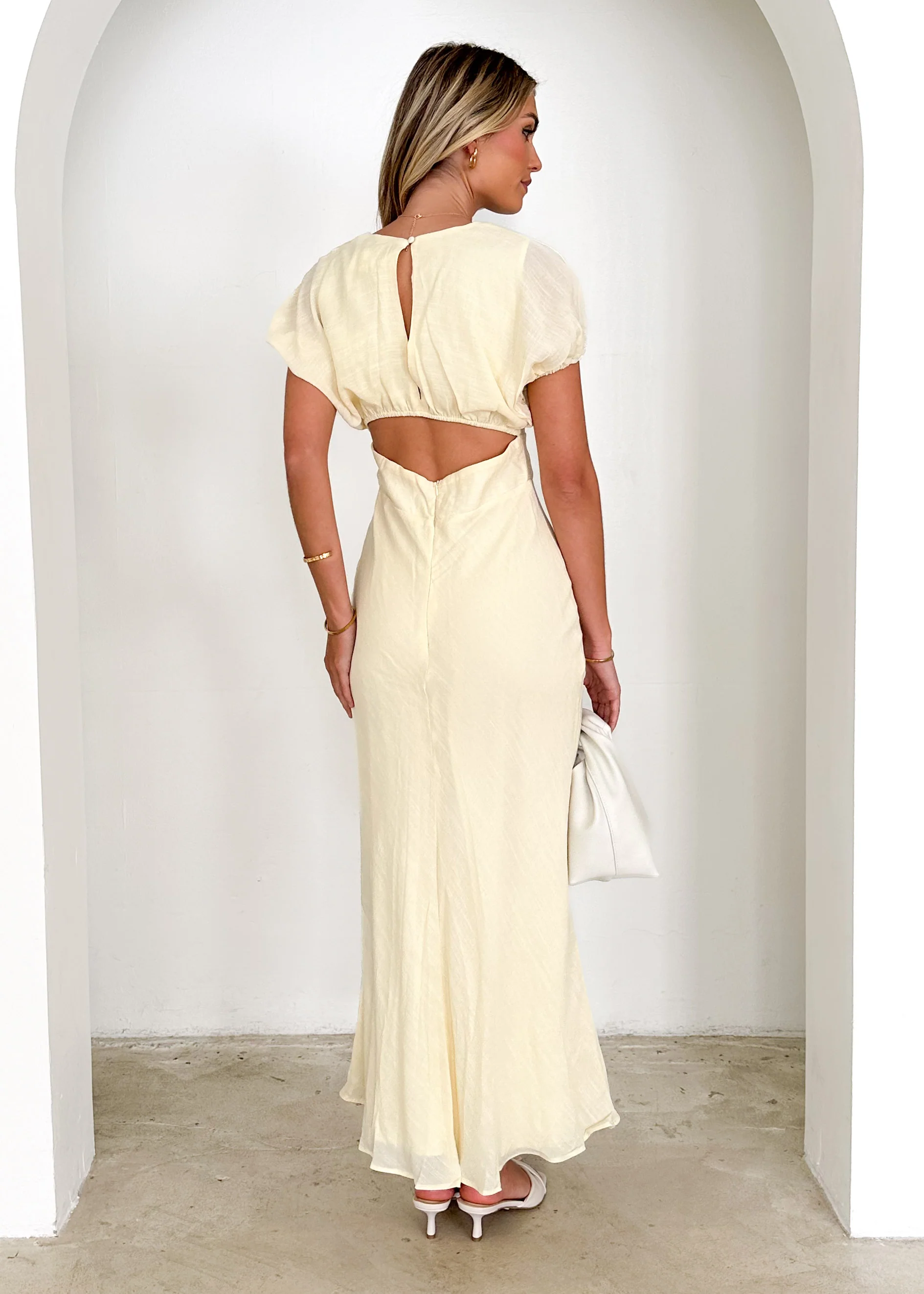 Feline Maxi Dress - Butter - Image 6
