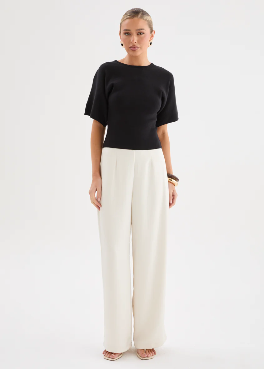 Galena Knit Top - Black - Image 3