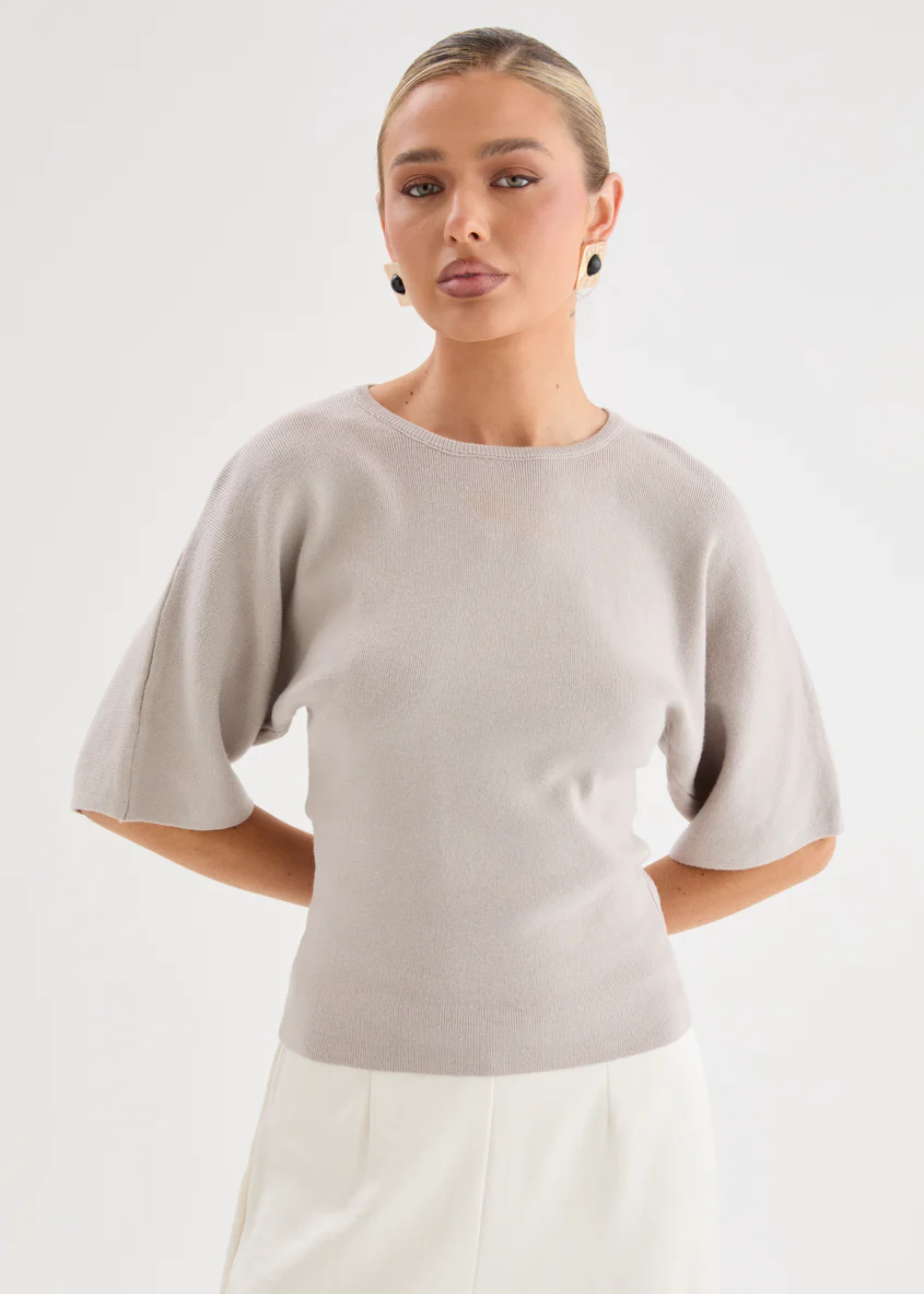 Galena Knit Top - Surfmist