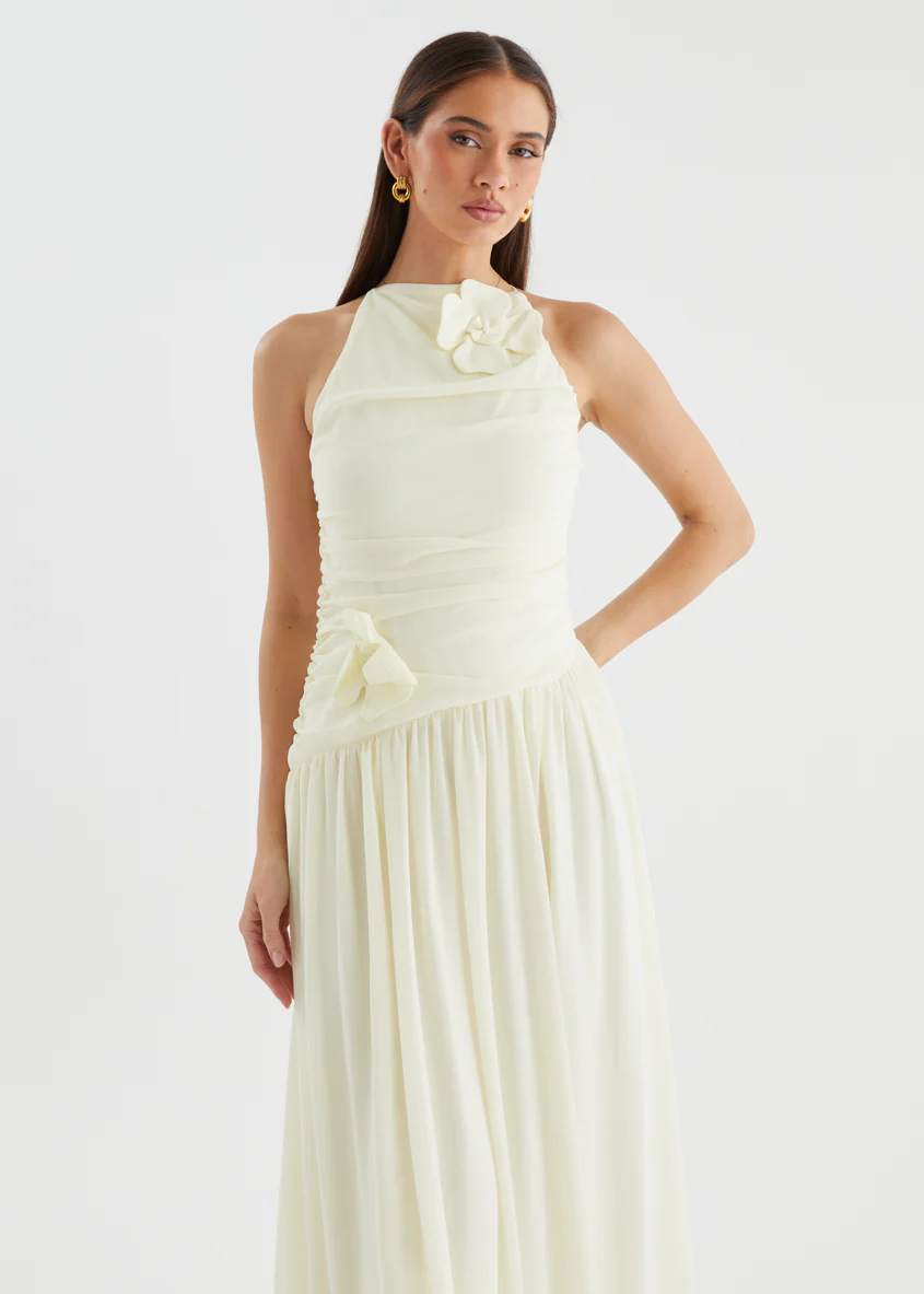Gillian Maxi Dress - Butter - Image 5