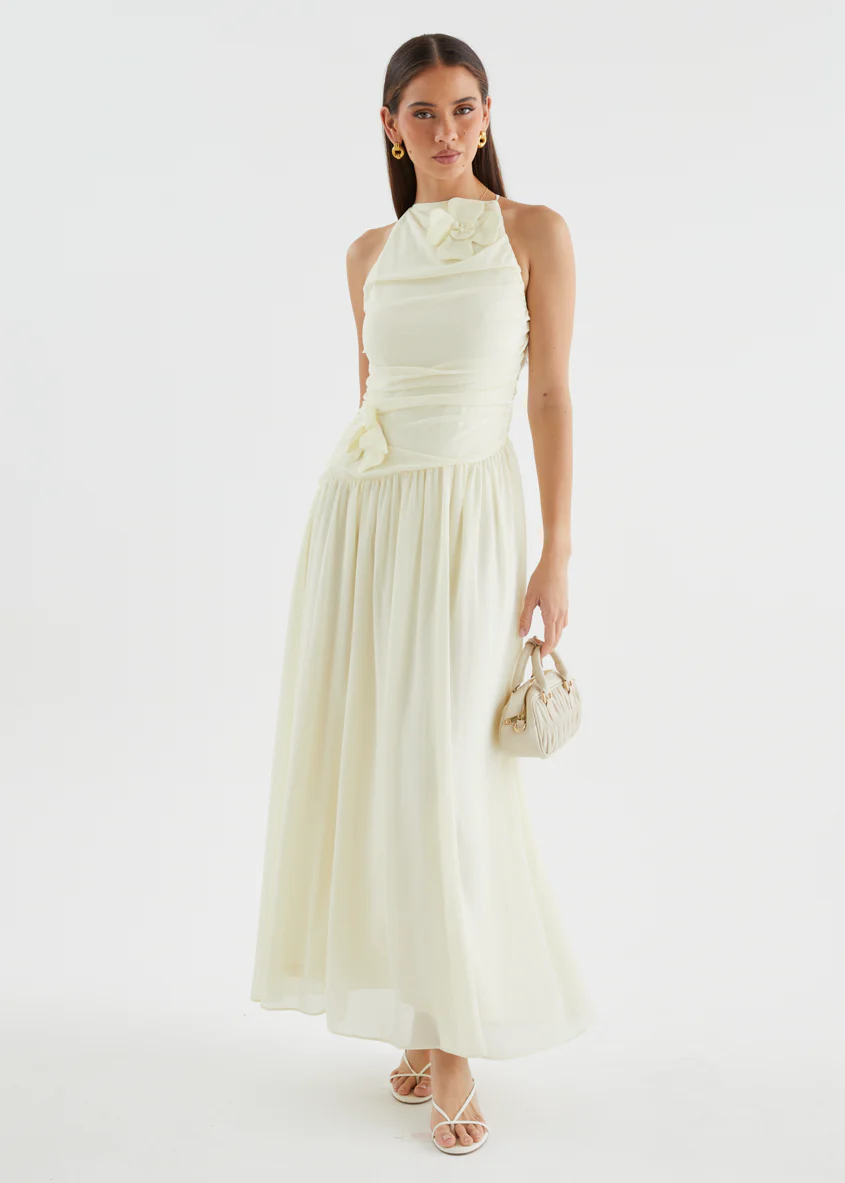 Gillian Maxi Dress - Butter - Image 7