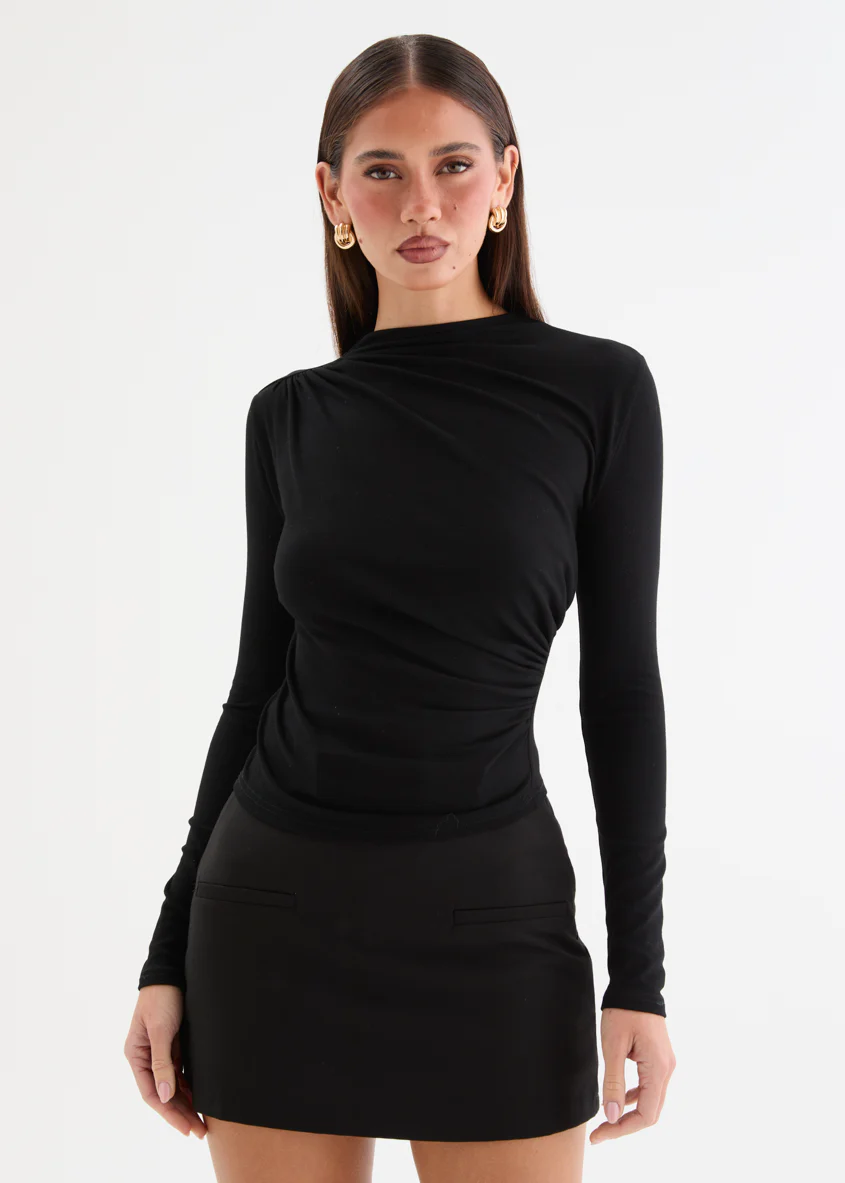 Gisele Skort - Black - Image 3
