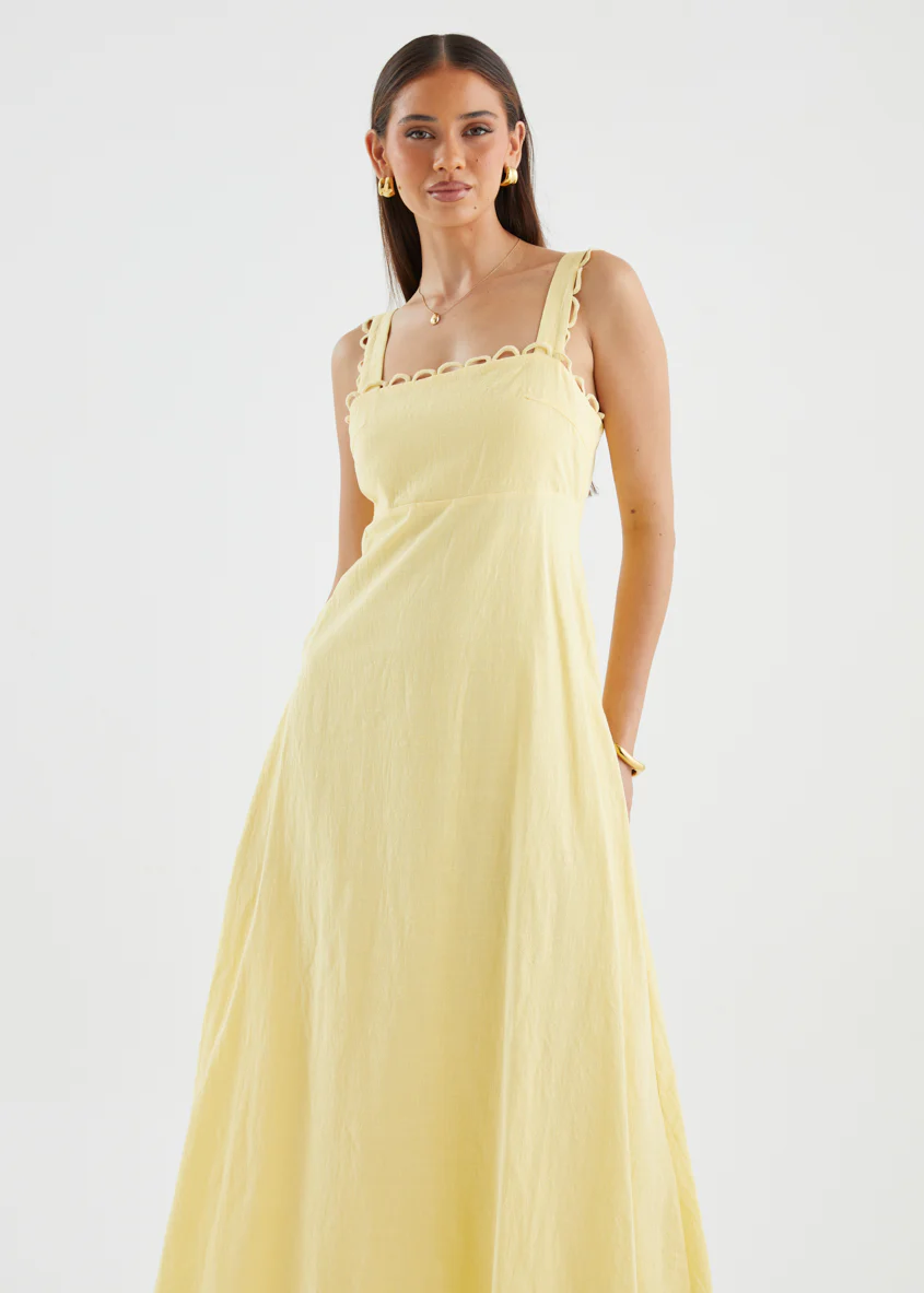 Grayce Maxi Dress - Yellow - Image 3