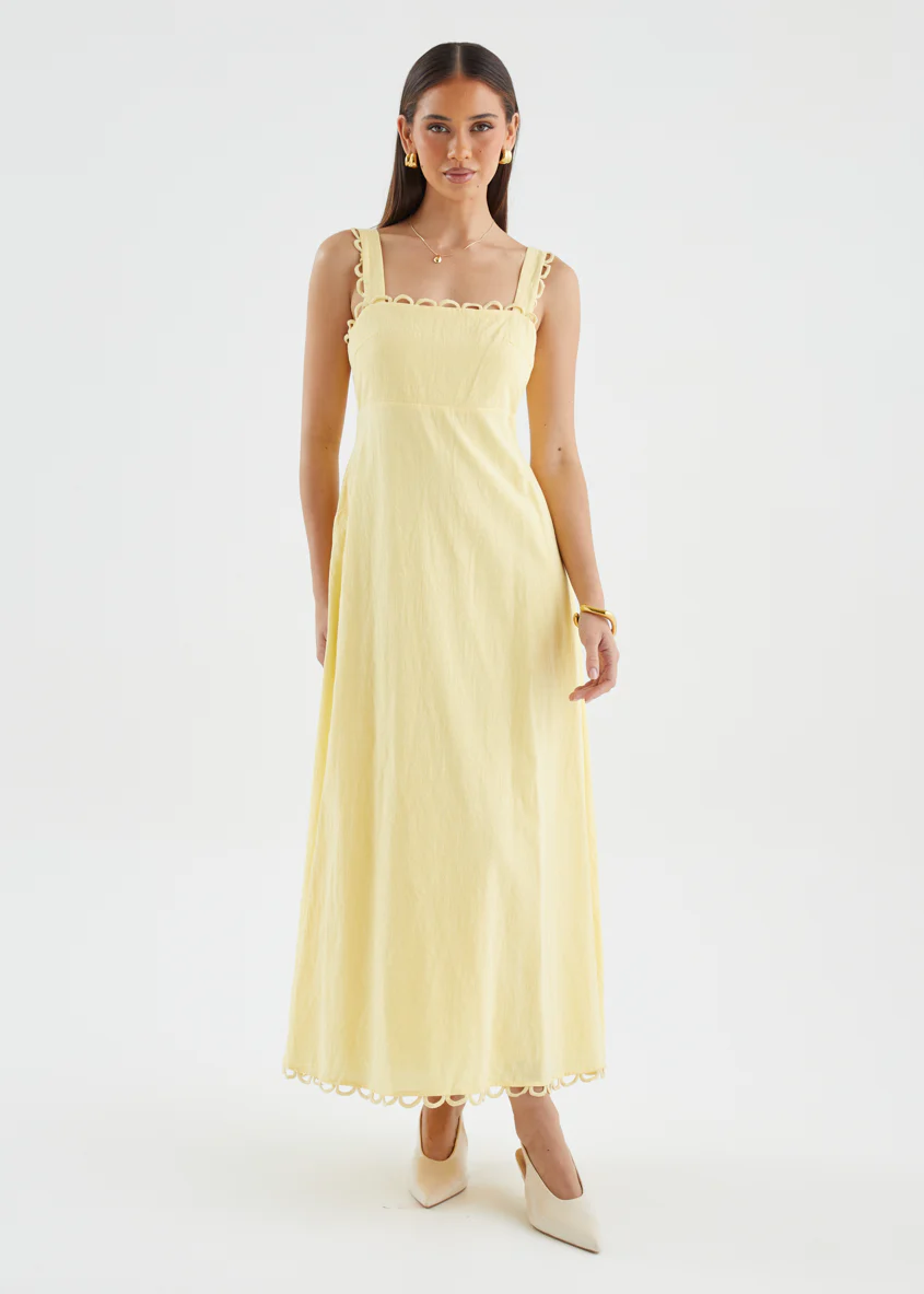 Grayce Maxi Dress - Yellow - Image 4