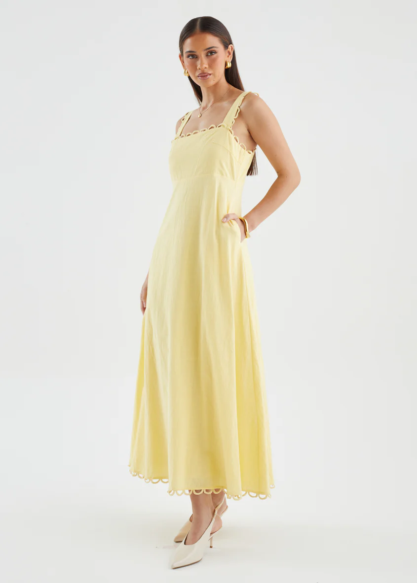 Grayce Maxi Dress - Yellow - Image 5