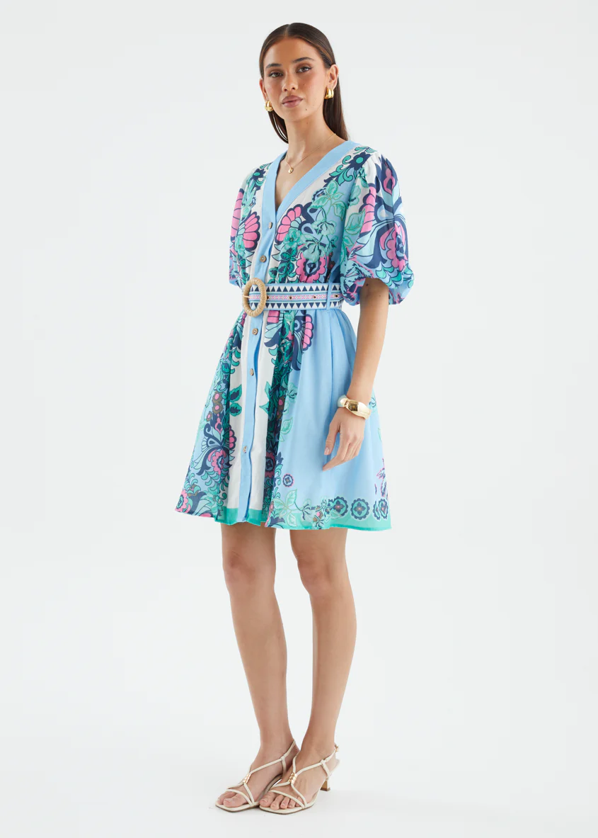 Harietta Dress - Baja Blue - Image 13