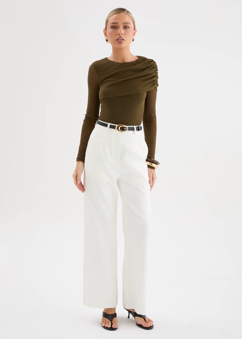 Harlowe Bodysuit - Olive - Image 6